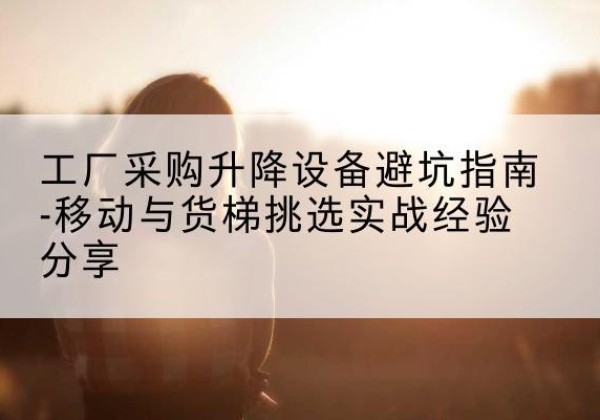 海南移动式升降机怎么选-工厂采购升降设备避坑指南-移动与货梯挑选实战经验分享